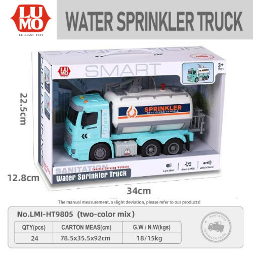FRI CITY SPRINKLER TRUCK WITH LIGHT MUSIC