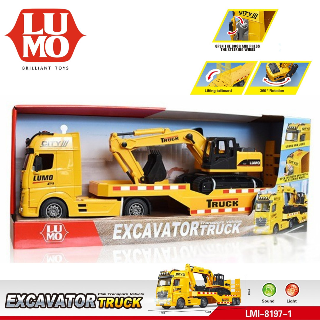 FRI EXCAVATOR TRUCK WITH LIGHT MUSIC