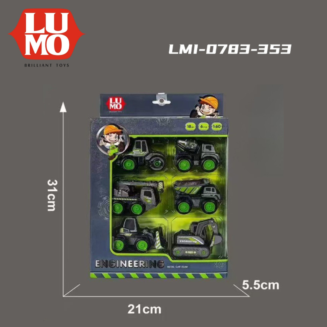 P/B ENGINEERING TRUCK 6 PCS BOX PKG